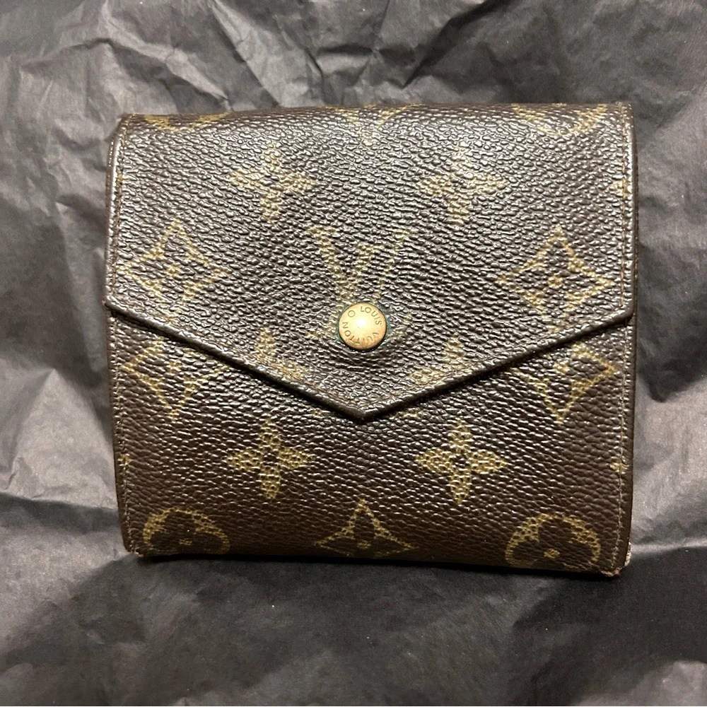 Louis Vuitton Vintage 🥂HP🥂Monogram Double Wallet